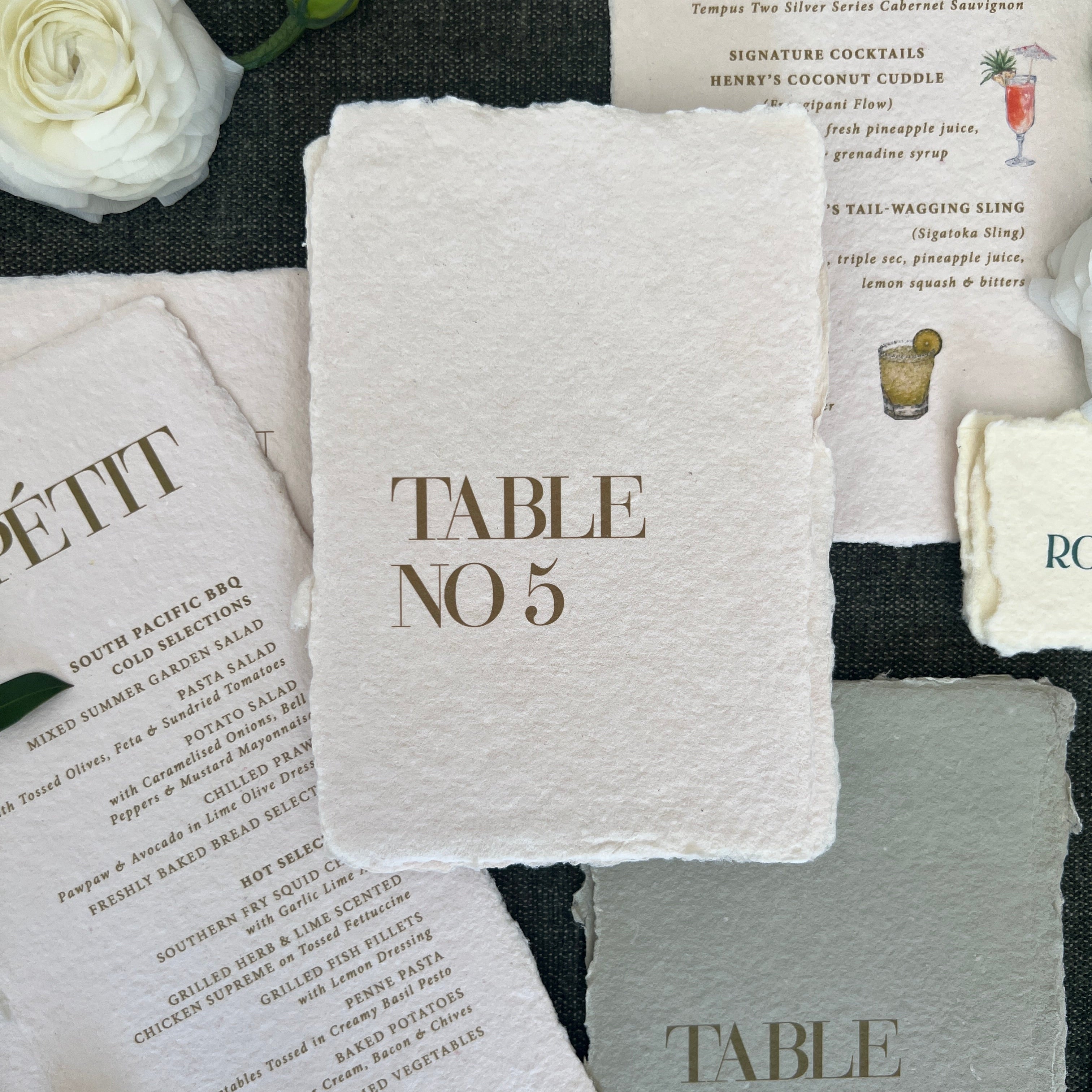 Table Numbers
