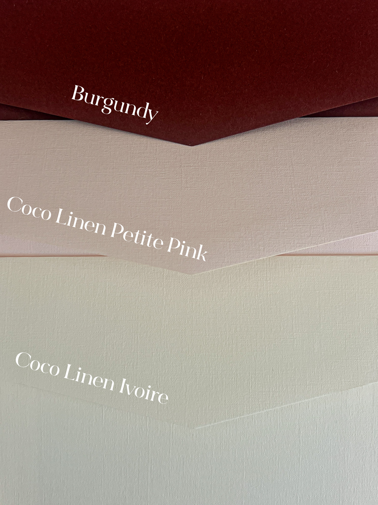 Envelopes Coco Linen Ivoire