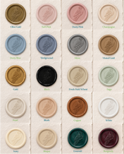 Custom Monogram Wax Seals Two Letters