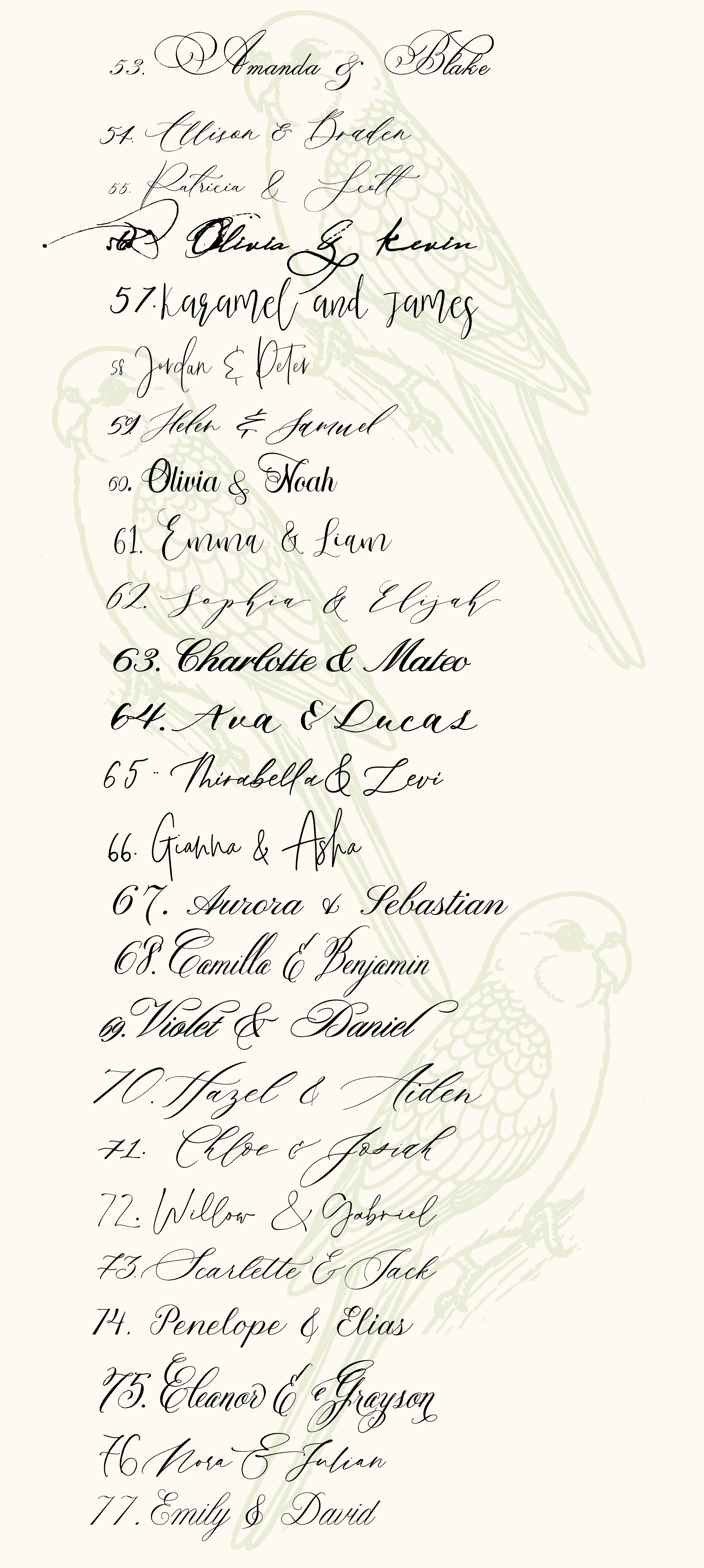Our Fonts
