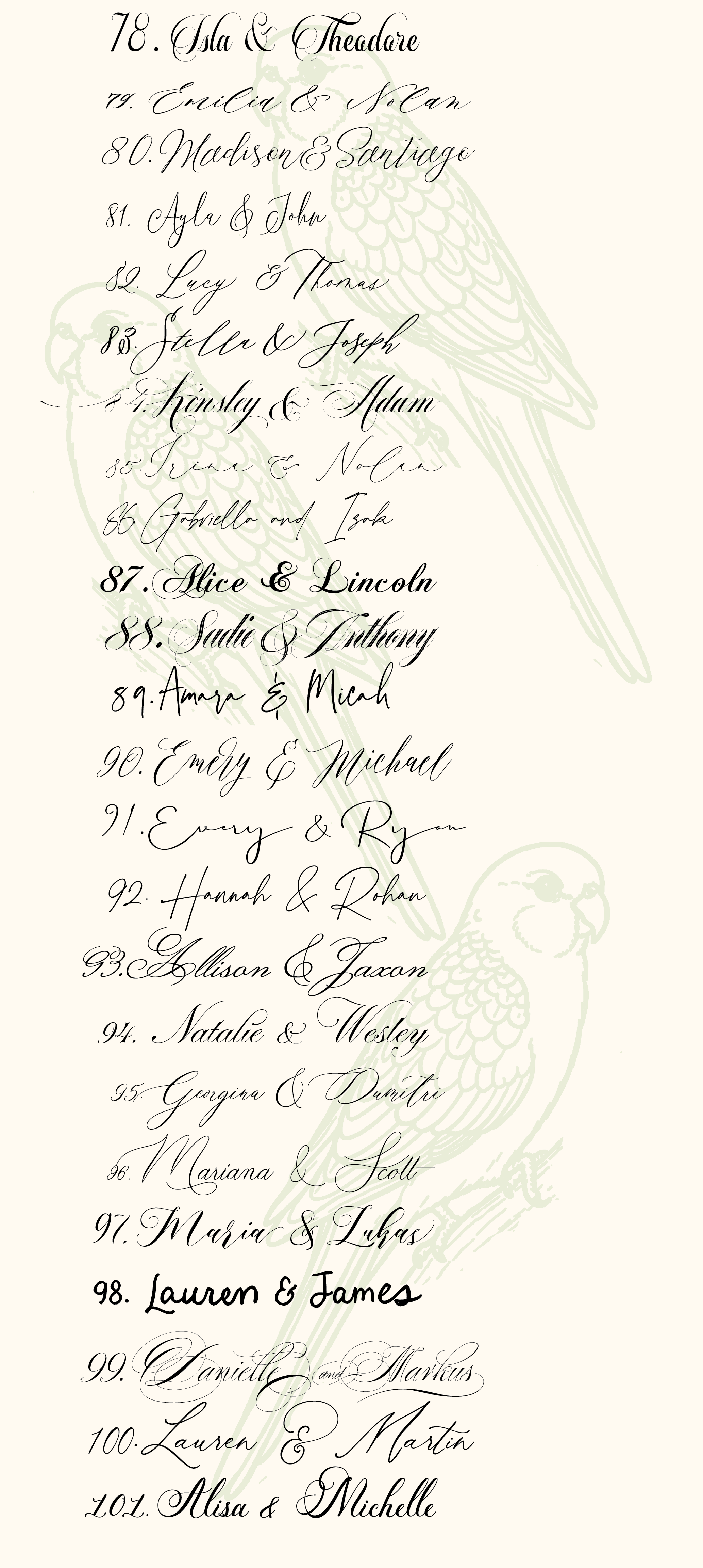 Our Fonts