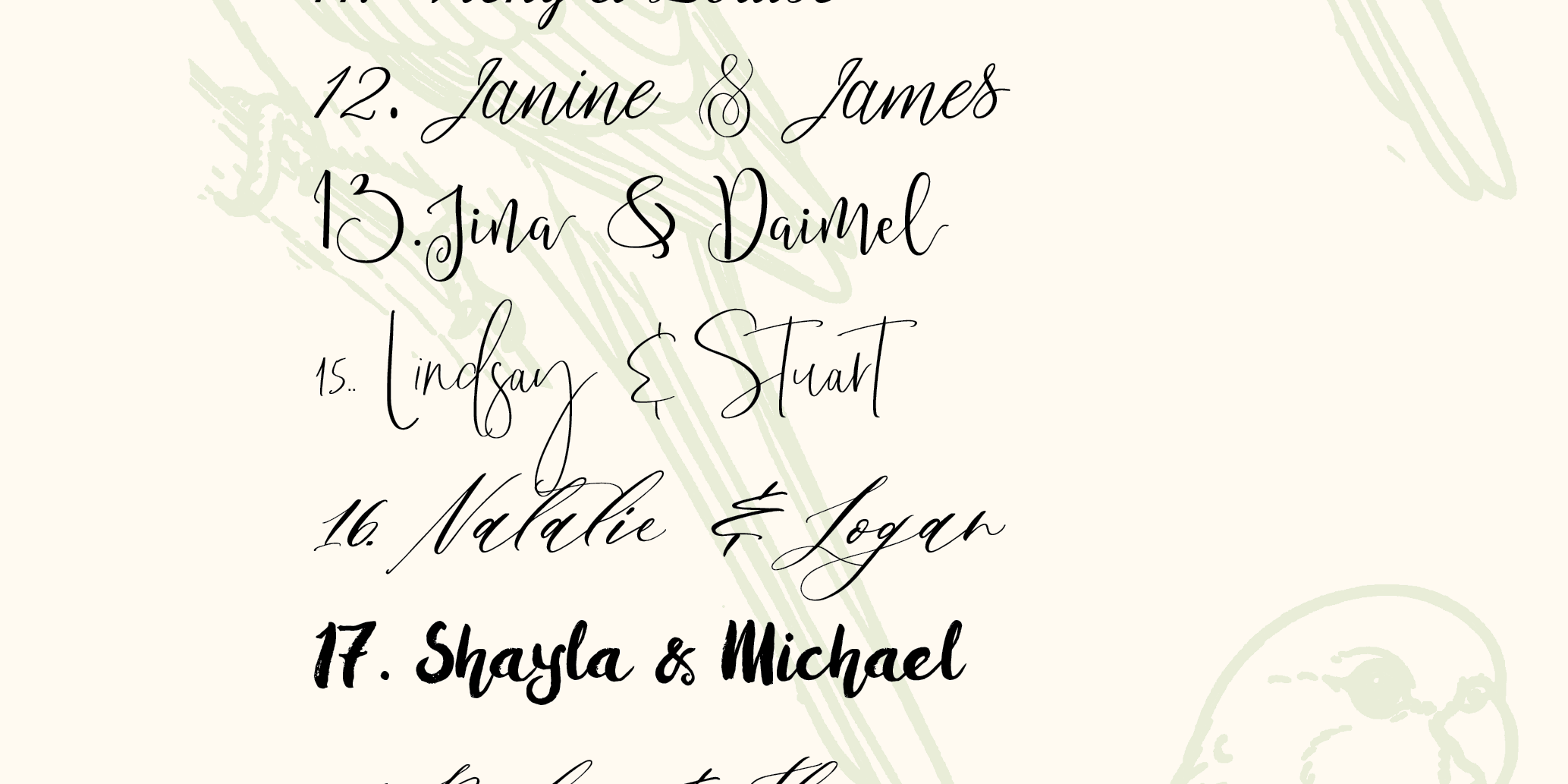 Our Fonts