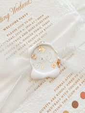 Golden Leaf on Wax Seals