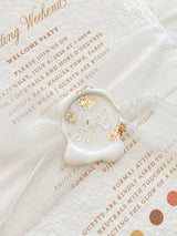Golden Leaf on Wax Seals