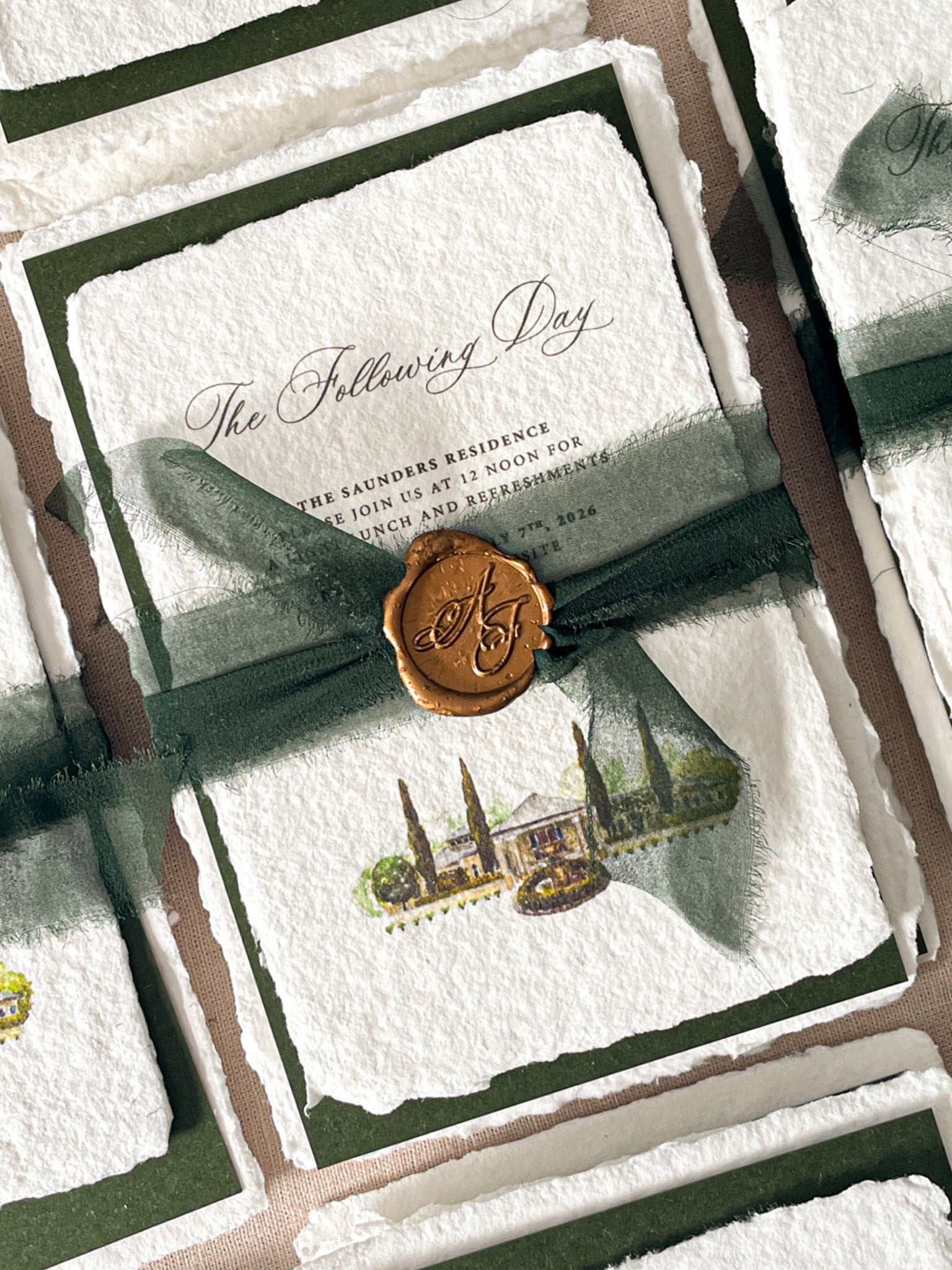 Silk Ribbons & Wax Seals