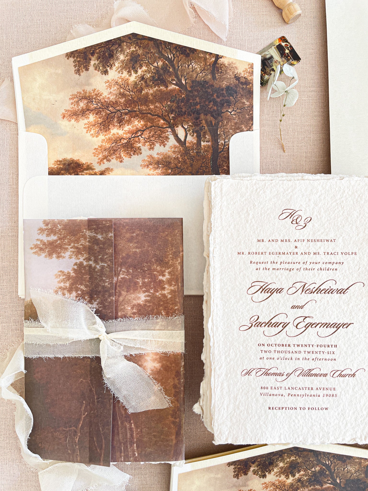 Envelope Liners • Autumn Forest