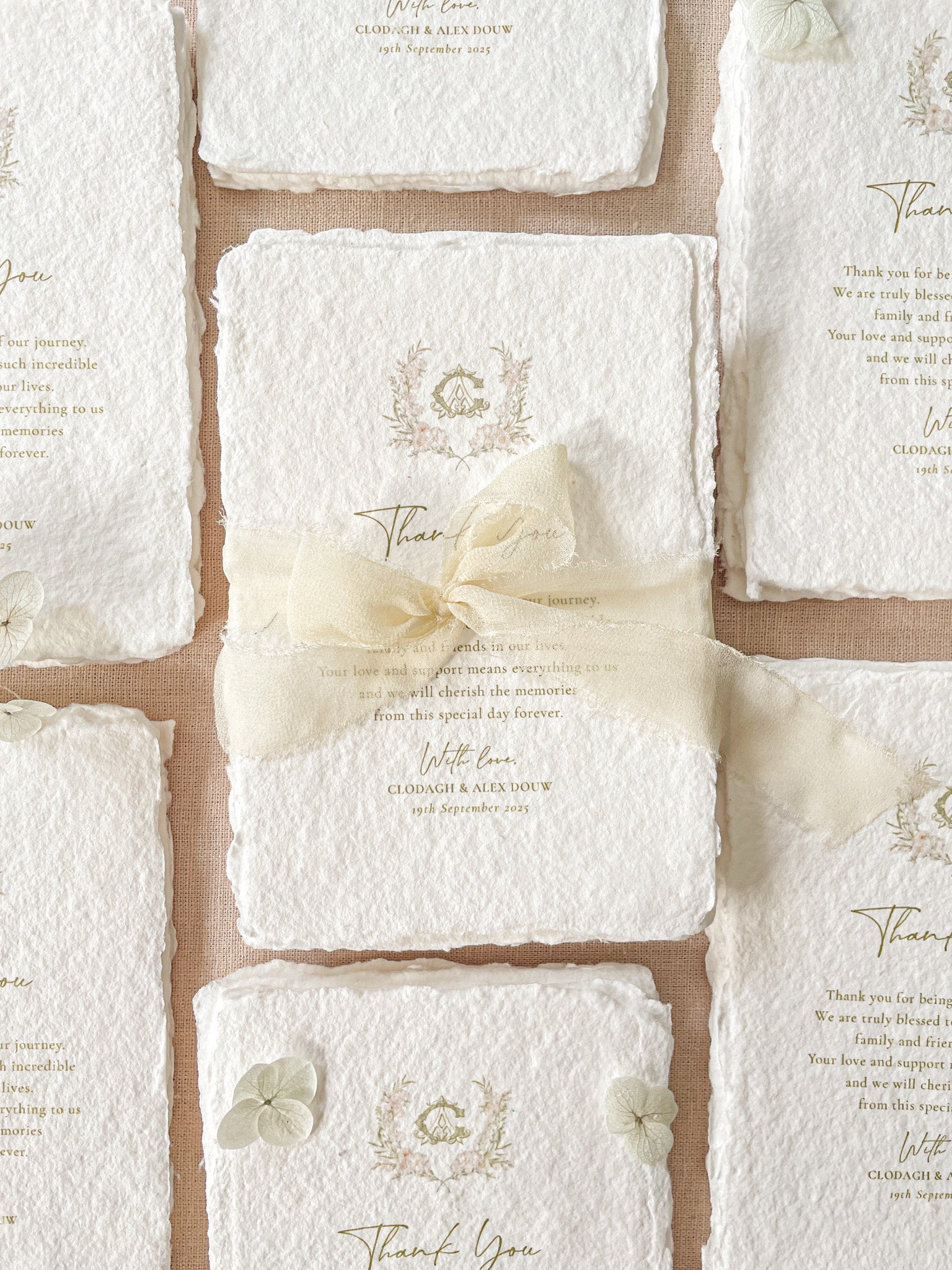 Zara Thank You Cards