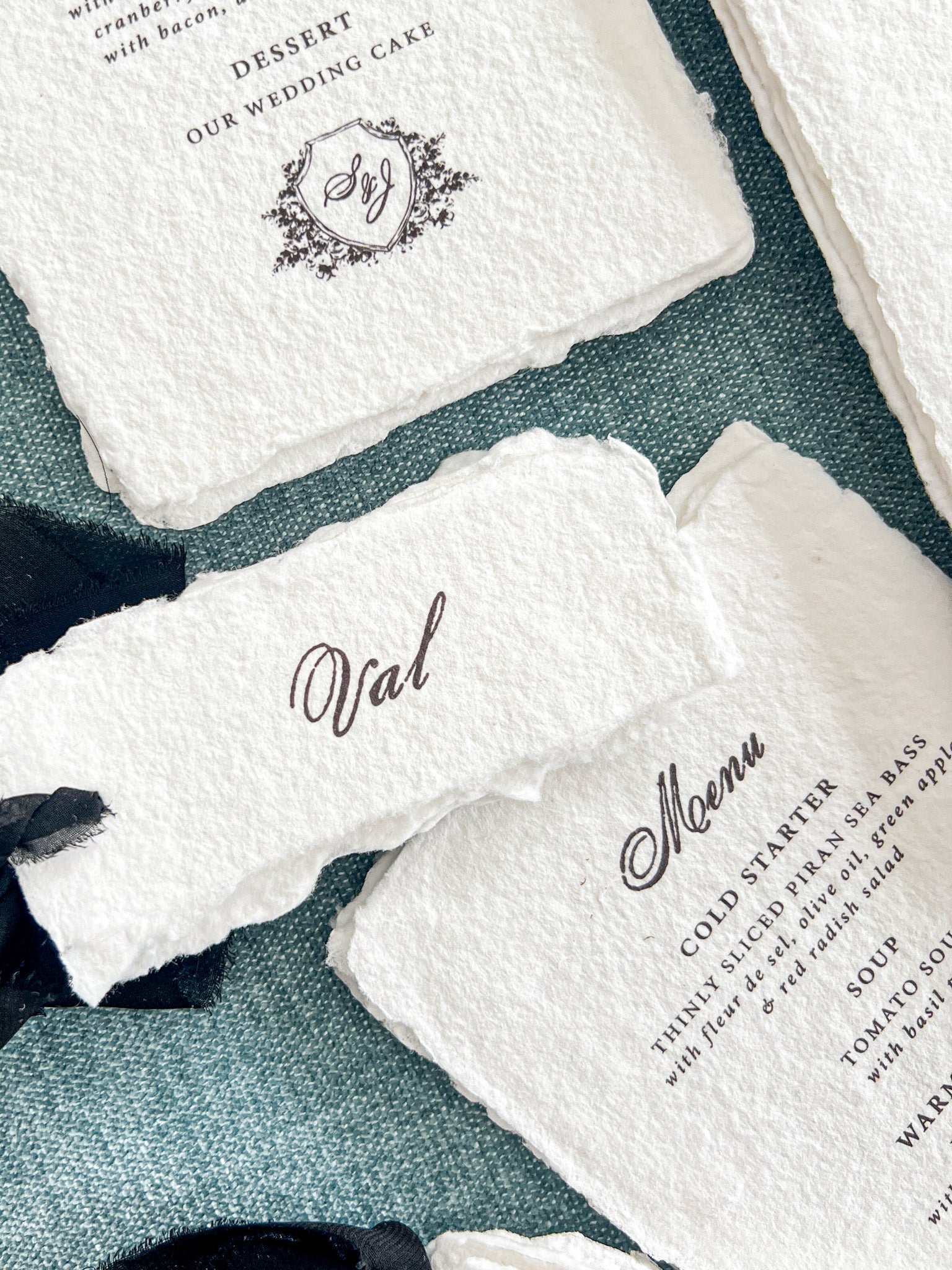 Brittany Place Cards