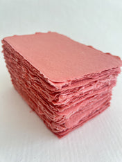 Handmade Paper Rasberry