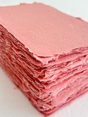 Handmade Paper Rasberry