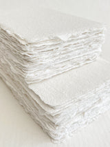 Handmade Paper White