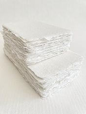 Handmade Paper White