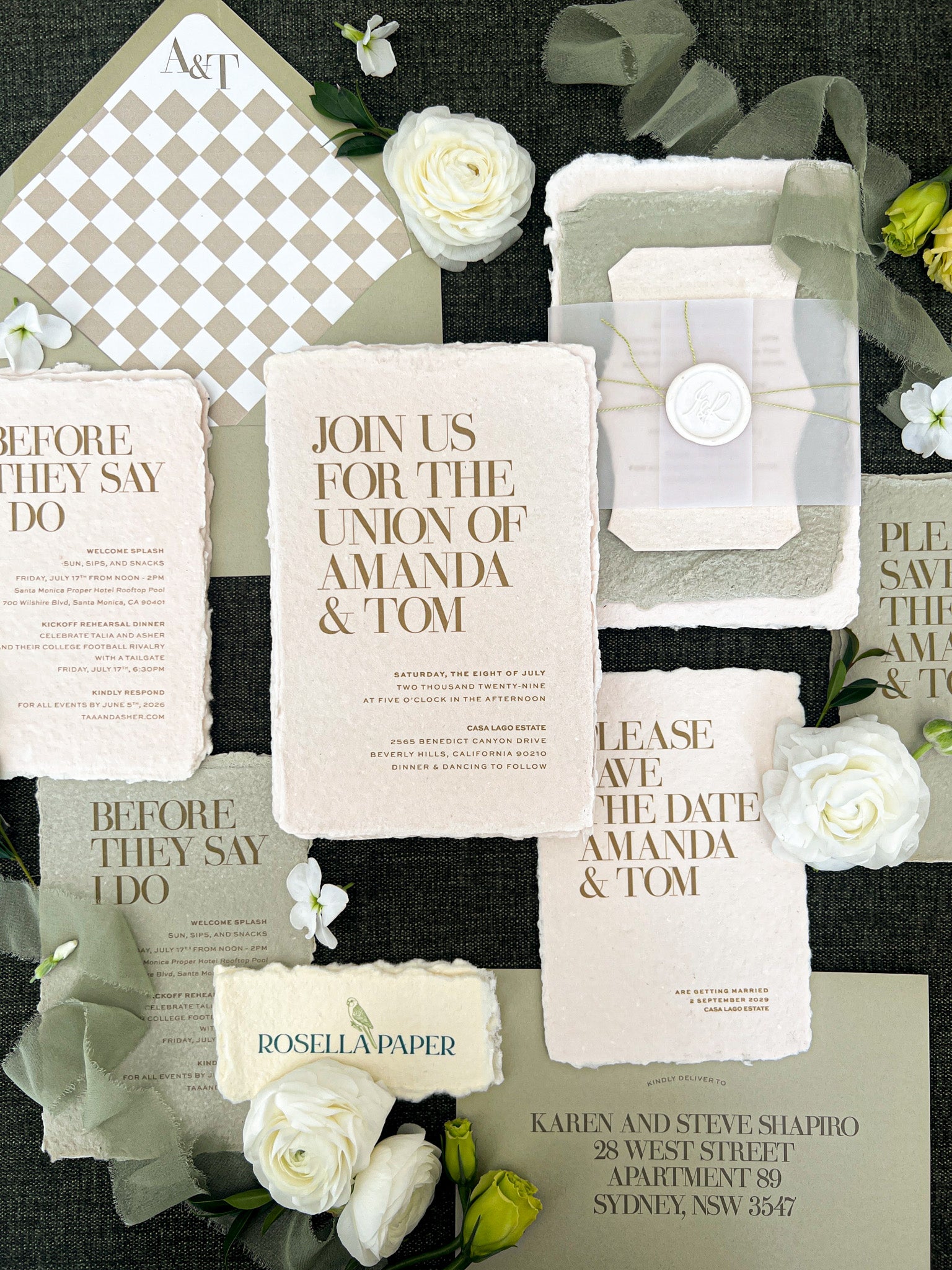 Monica Wedding Invitations