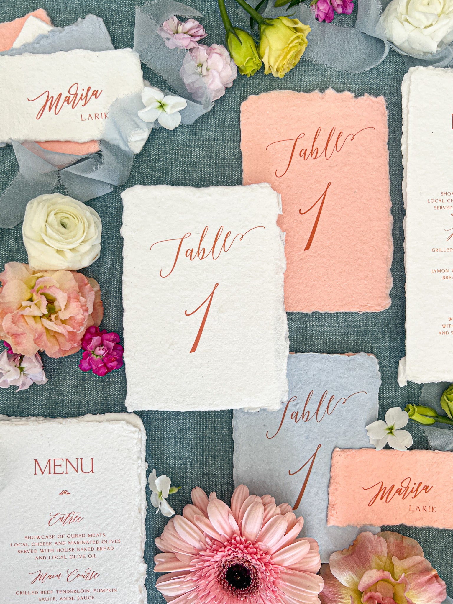 Iris Table Numbers