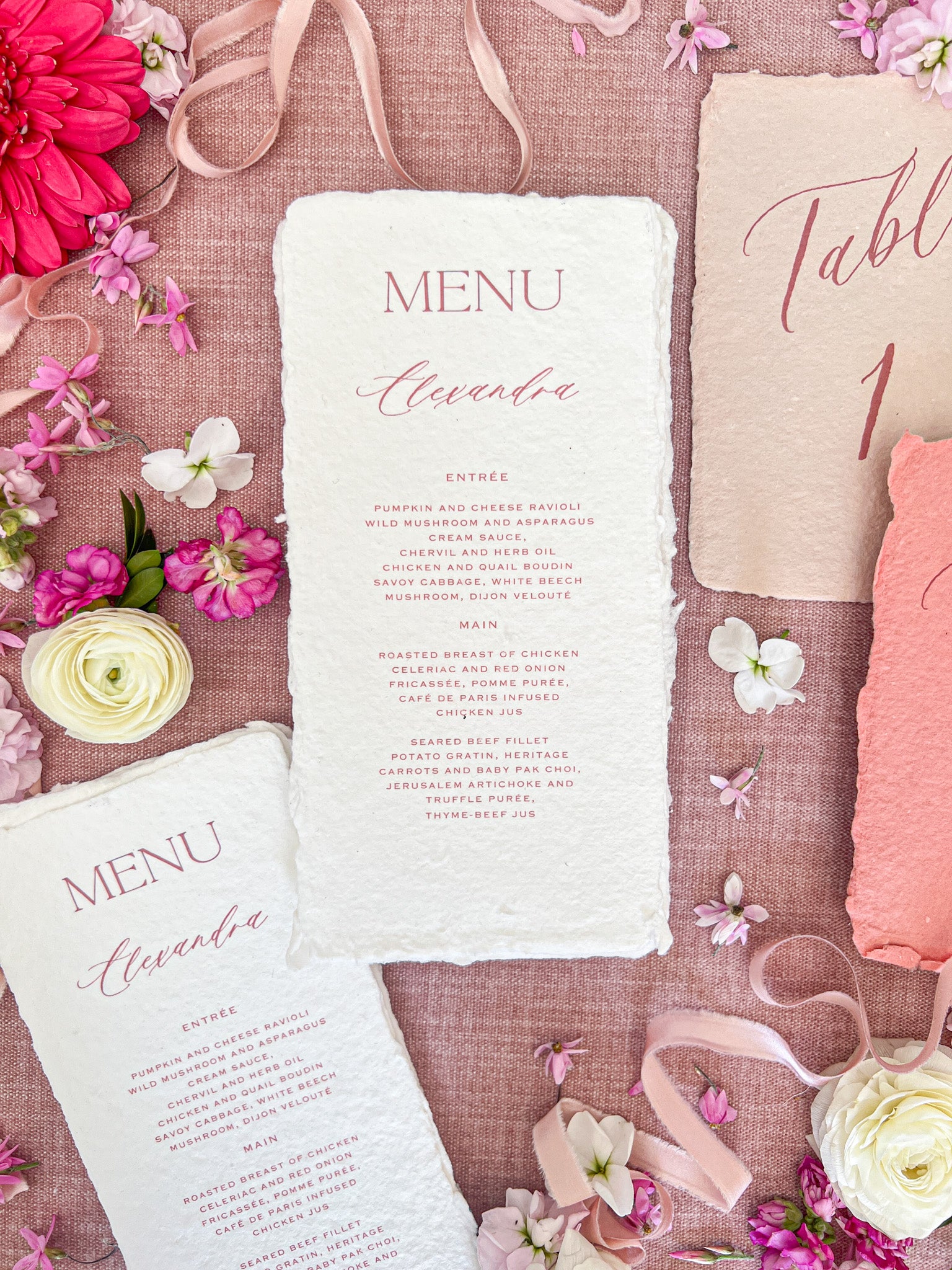 Charlotte Menus