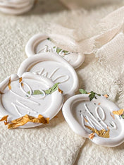 Dry Petals on Wax Seals