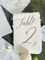 Eren Table Numbers