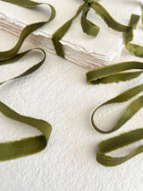 Leaf Satin Silk Ribbons