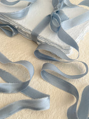 Light Sky Satin Silk Ribbons
