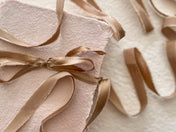 Latte Satin Silk Ribbons