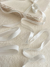 White Satin Silk Ribbons
