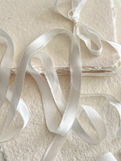 White Satin Silk Ribbons