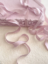 Lilac Satin Silk Ribbons