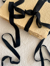 Black Satin Silk Ribbons