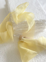 Lemon Silk Ribbons Wispy