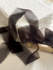 Chocolate Silk Ribbons Wispy