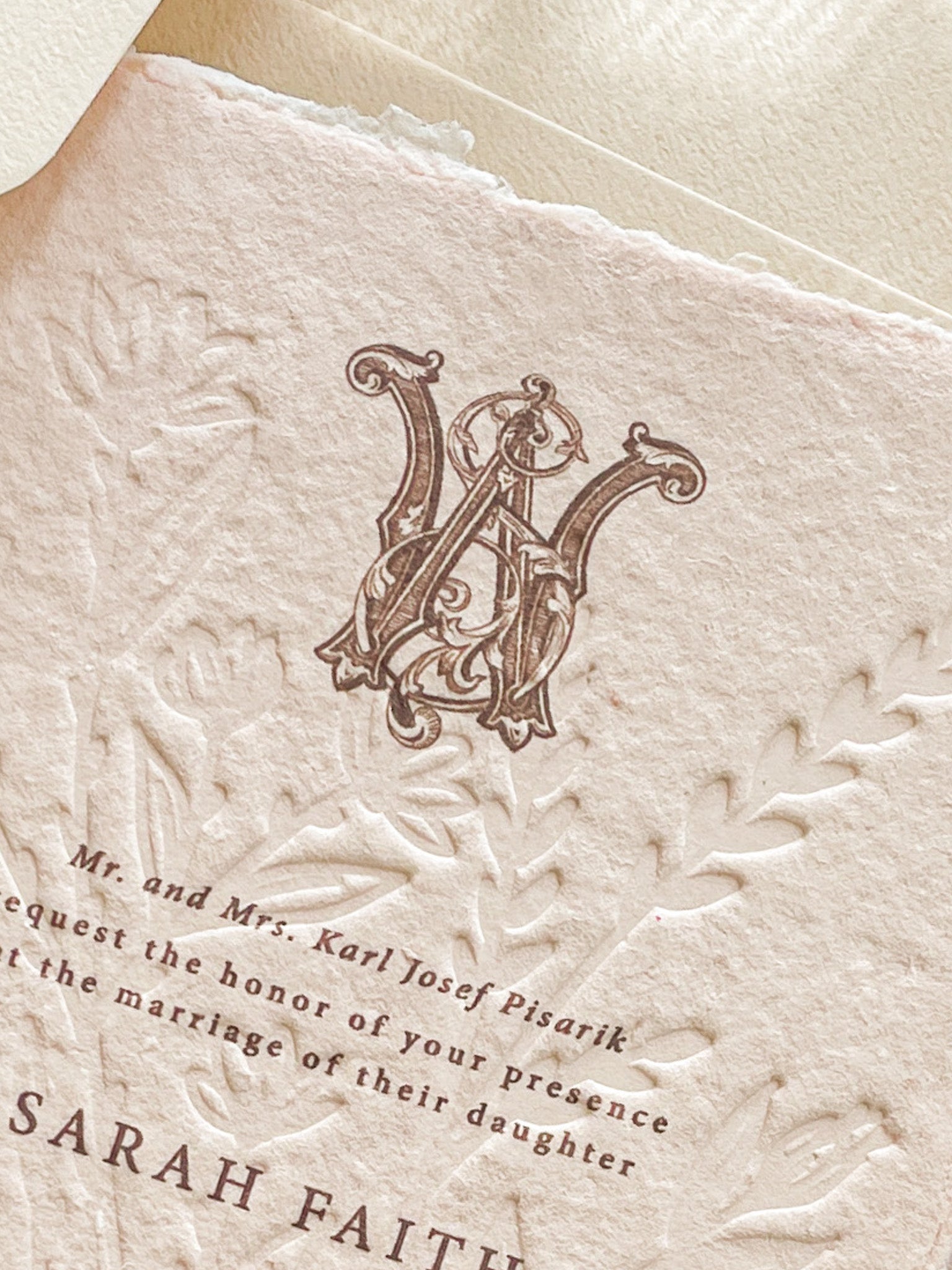 Custom Monograms • Watercolour and Line Art Hand Drawn
