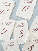 Eve Table Numbers