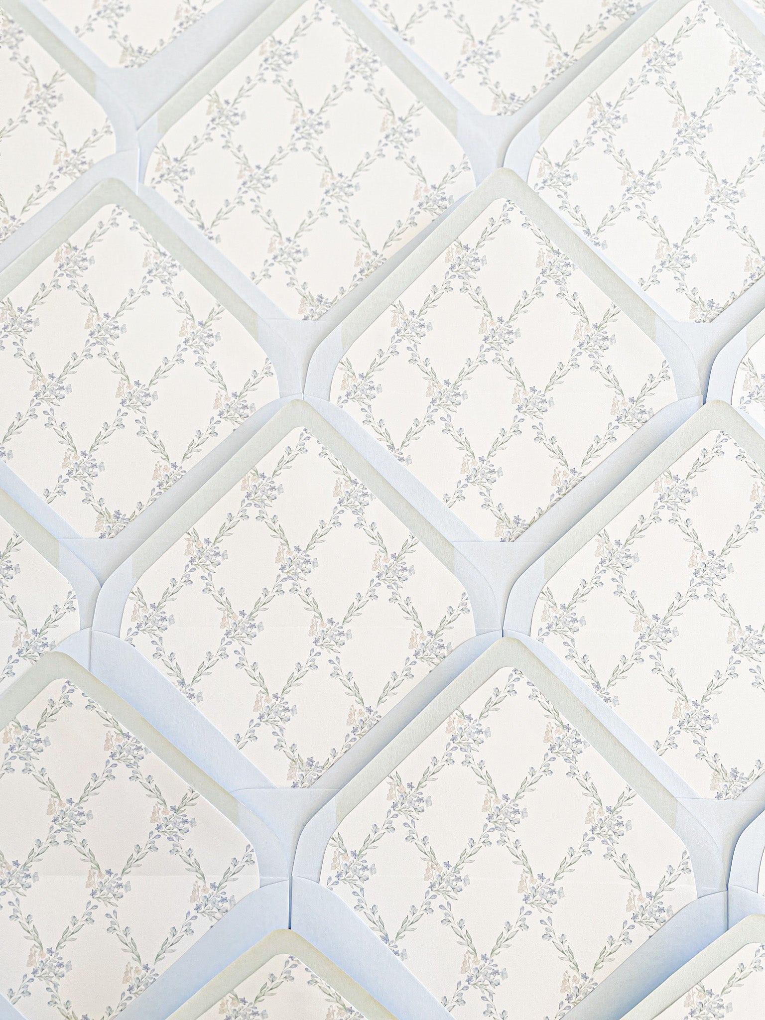 Envelope Liners • Blue Pattern