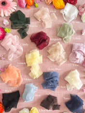 Melon Silk Ribbons Wispy
