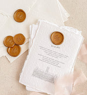 Custom Monogram Wax Seals Two Script Letters