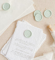 Custom Monogram Wax Seals Wreath Two Letters