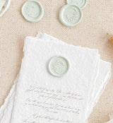 Custom Monogram Wax Seals Flower Letter