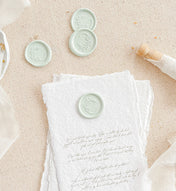 Custom Monogram Wax Seals Flower Letter