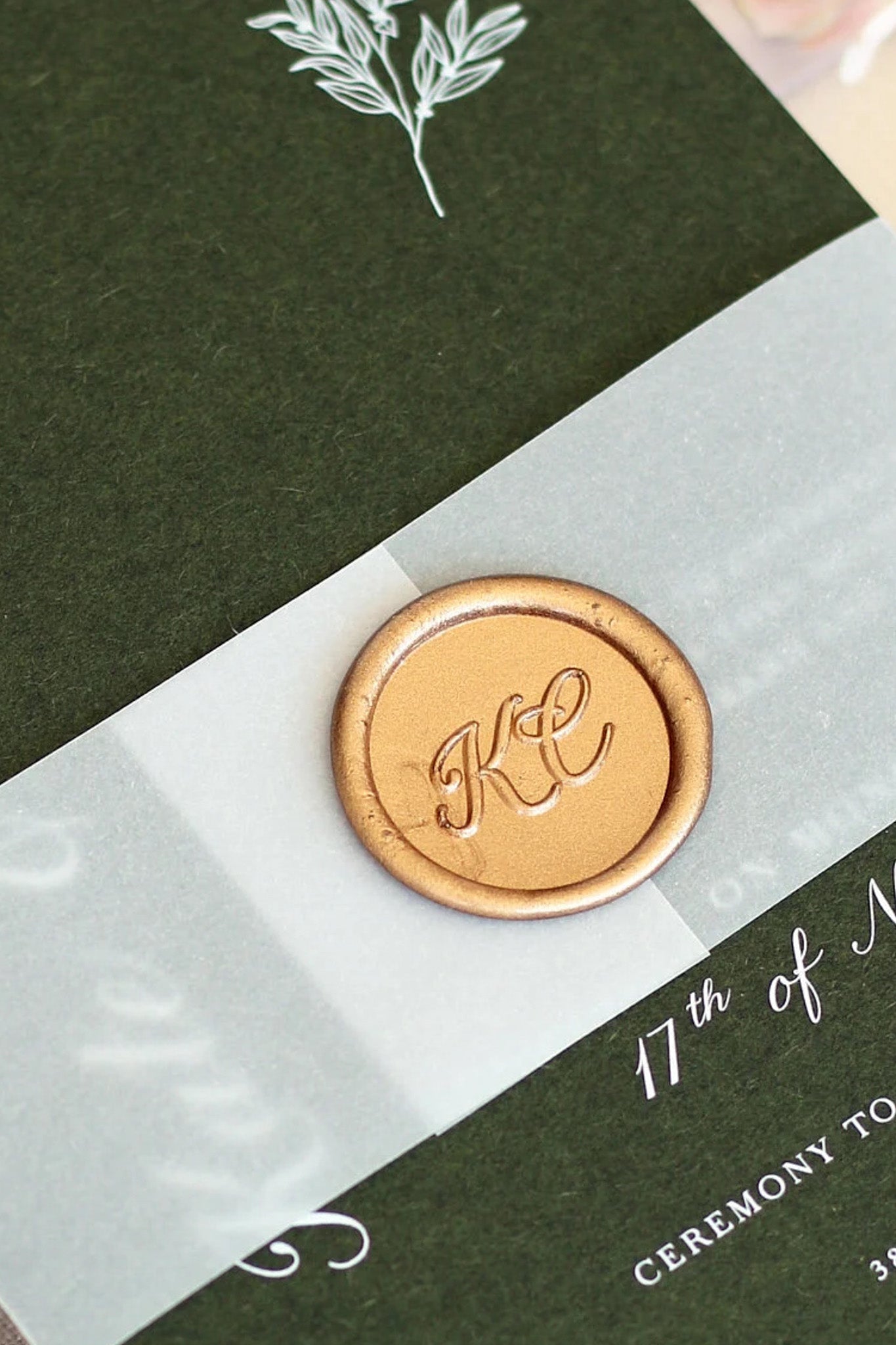 Transparent Paper Belly Bands, No print