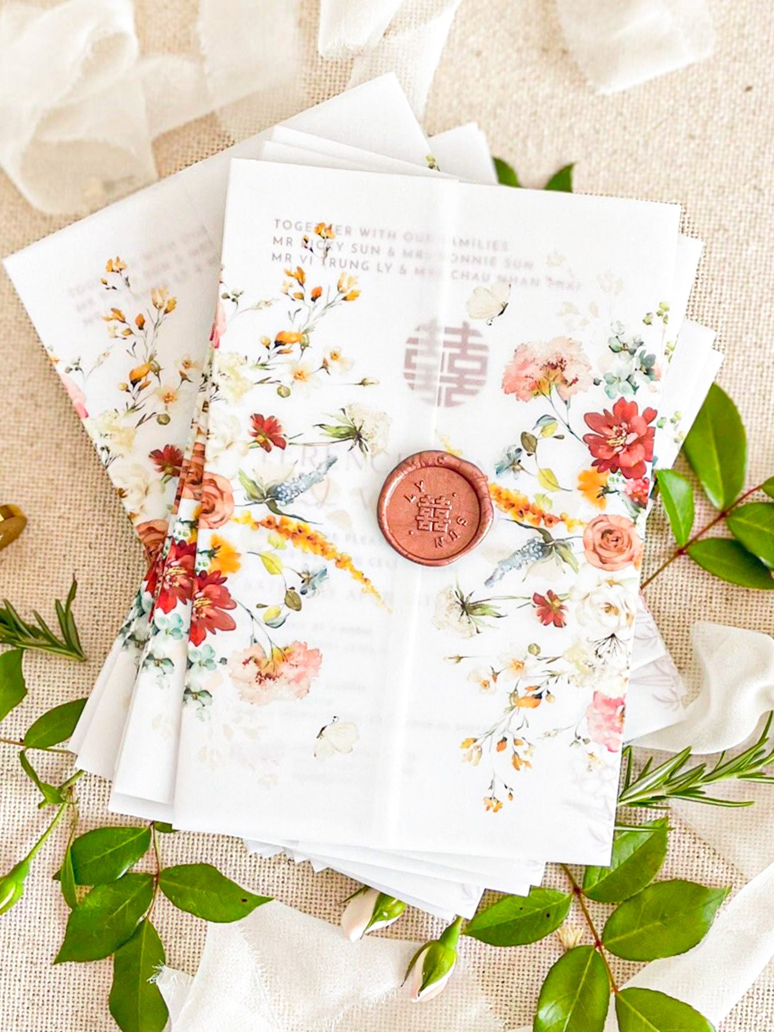 Vellum Jackets Printed Floral